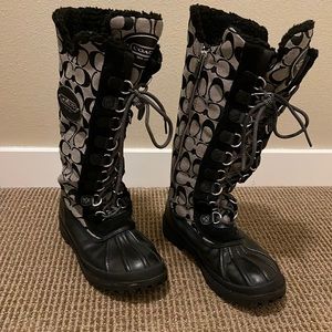 COPY - Coach rain boots women size 7.5 ( fully waterproof)
